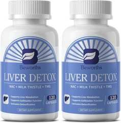 B BEWORTHS Liver Cleanse Detox Repair 2 Pack 240 Ct Liver & Gallbladder Support