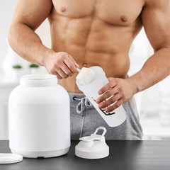 Protein Shaker Bottle 28 oz. Sport Water Milk Gym Workout Fitness Powder Mix Cup