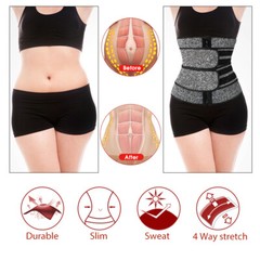 Fajas Neoprene Waist Trainer Weight Loss for Women Sweat Body Shaper Belt Girdle