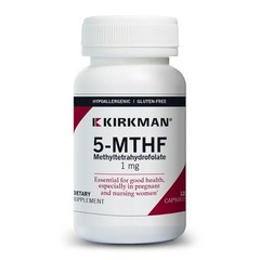 Kirkman 5-MTHF ([6S]-5-Methyltetrahydrofolate) 5 mg – 1 Count (Pack of 60)