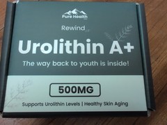Pure Health Rewind Urolithin A + Supplement 500MG 60 Capsules Exp 7/27 NEW