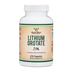 Lithium Orotate 5Mg, 210 Capsules (Third Party Tested, Vegan Safe, Non-Gmo)