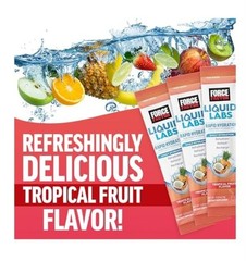 Force Factor Rapid Hydration Electrolyte Powder Sticks Tropical Fruit 20ct