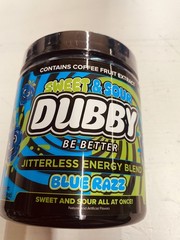 Dubby Pre-workout Powder (Unopened Energy Blend Gym Workouts Dietary Supplement)