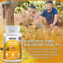 Turmeric Quercetin & Black Pepper-30-120 Capsules Joint Health Anti Inflammatory