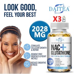 Nac Glutathione Collagen Softgel Skin Whitening Anti-Aging Antioxidant ImmuneNEW