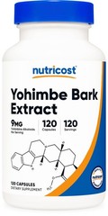 Nutricost Yohimbe Bark Extract 450mg 120 Capsules Non GMO