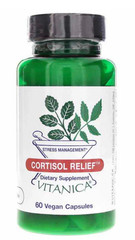 Vitanica – Cortisol Relief – Stress Management Support – 60 Capsules – 11/2027