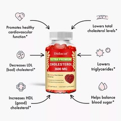 Ultrapremium Cholesterol 3600 Mg Maintaining Healthy Heart 30-120 Softgels US
