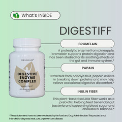 DIGESTIVE+ Enzymes for Gut Health, Bloating & Indigestion Relief – Natural Diges