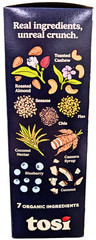 Tosi Crunchy Snack Bars Almond Blueberry & Cashew Coconut 16 Bars EXP 01/2027