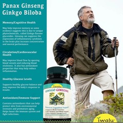 Ginkgo Ginkgo Biloba | Best Supplement Capsule Pill Men Women FREE SHIP