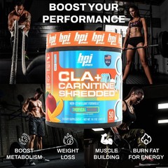 Bpi Sports Cla Carnitine Shredded – Convert Fat Cells Into Energy And Supports