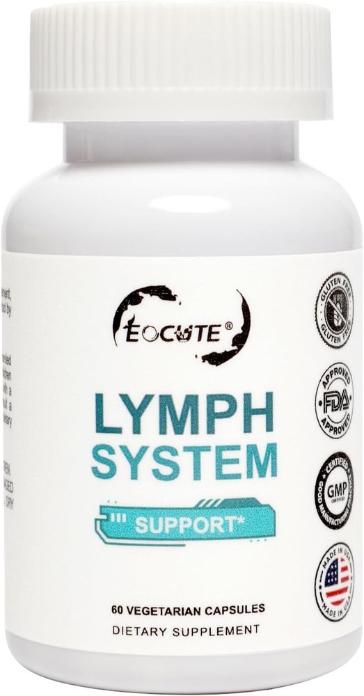 Lymph System Support Supplement with Extract Echinacea Purpurea Dandelion US