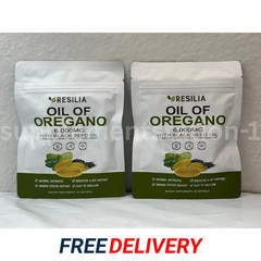 2 Pack Resilia Oil of Oregano 6000mg with Black Seed Oil Softgels – 60 Capsules