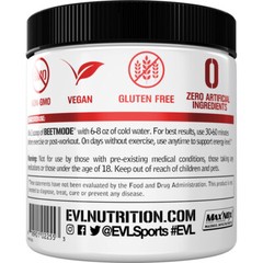 EVL Beet Mode Hardcore Nitric Oxide Pump Vasodilator & Performance Booster 30srv