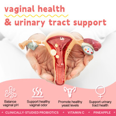 Women’s Vaginal Health Capsules – pH Balance, Odor Control & Flora Support 120ct