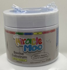 Miracle Moo Bovine Colostrum, Unflavored 60 Servings, 3.81 oz Powder