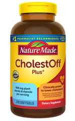 Nature Made CholestOFF Plus, 210 Softgels – Plant Sterols for Healthy Cholestero