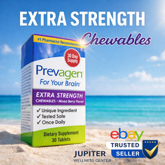 Prevagen EXTRA STRENGTH CHEWABLE 20mg Memory & Focus, 30 CT – New Shipment