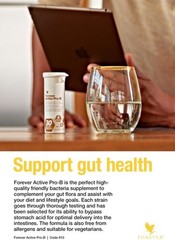 Forever Active Pro-B Probiotics 6-Strains + Zinc Gut Health Kosher 8 Billion CFU