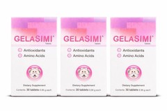 3 Pack Gelasimi Tablets 90 Ct Antioxidants Amino Acids Dietary Supplement Mexico