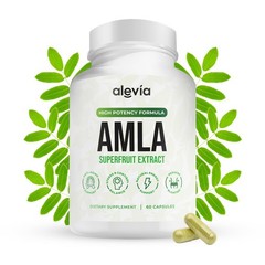 Alevia Organic Amla Capsules 1000mg – Indian Gooseberry Amla Fruit Supplement…