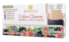 HYLEYS Colon Cleanse Tea, Assorted Flavors – 42 Count (Pack of 1),