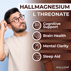 Magnesium L-Threonate 2000mg Cognitive, Brain, Memory & Sleep Support 60 Caps