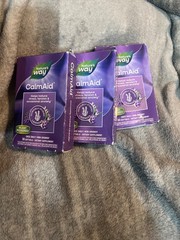 3 packs NEW Nature’s Way Calm Aid lavender 30 Softgels 11/2026