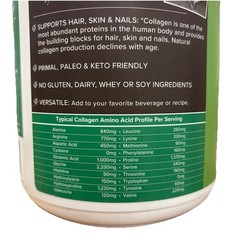 Primal Kitchen Collagen Peptides, Unflavored, 19.4oz EXP 03/2027