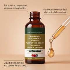 LUMVELLE Wild Harvested Wormwood Herbal Liquid Botanical Supplement Drops 60ML