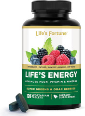 Life’S Energy Advanced Daily Multivitamin for Men & Women, Energy & Immune Suppo