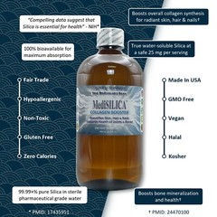 MediSILICA™ Collagen Booster True Water-Soluble Silica/Silicon Nutrient: 500 mL