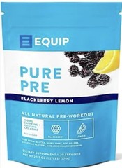 ❤️ EQUIP FOODS Blackberry Lemon All Natural Pre-Workout 20.3 oz Exp 5/2027
