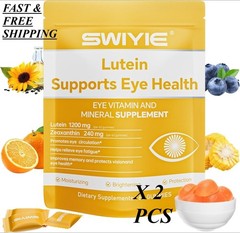 2 PACKS-LUXRY SWIYIE Lutein Gummies – Eye Health Support with Lutein&Zeaxanthin
