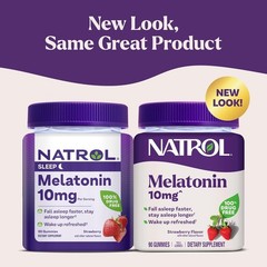 10mg Melatonin Gummies, Strawberry Flavored, 90 Count, Sleep Support for Adults
