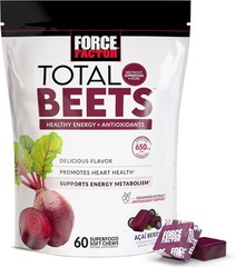 3XForce Factor Total Beet Pressure Blood Support, Beets Root Supplement Soft Che