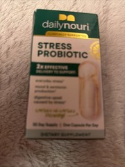 (1) Daily Nouri Stress Probiotic, 30 Capsules, Exp. 02/27