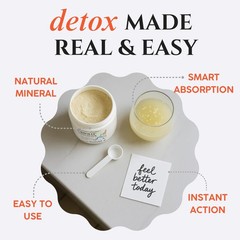Sorbolit Zeolite Detox – 7.05 oz Zeolite Powder Supplement for Full Body Deto…