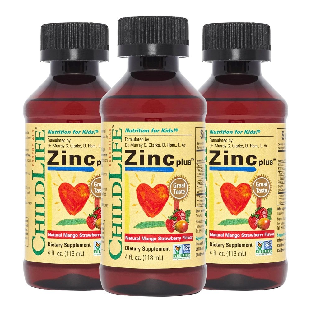 ChildLife Essentials Liquid Zinc Plus for Kids & Toddler – Liquid Supplement …