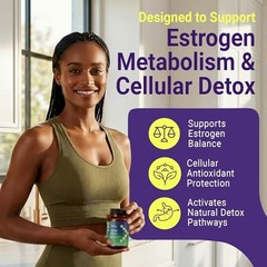 DIM SGS+ Supplement for Hormone, Estrogen, Metabolism & Detox Support – 90