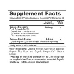 NusaPure Blueberry Concentrate 20,000mg – 180 Veggie Powder caps Non-GMO
