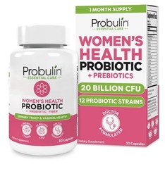 Probulin Womens Probiotic + Prebiotics Urinary Tract & Vaginal Health 30Capsules