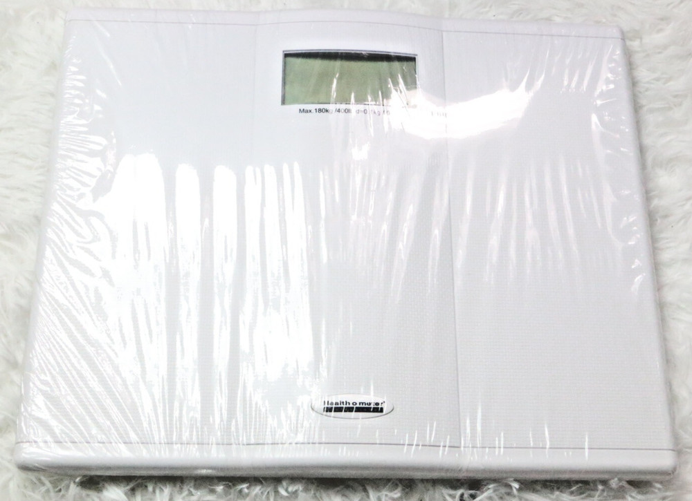 Health o meter Digital Bathroom Scale 400 lb Capacity Large Display White NEW