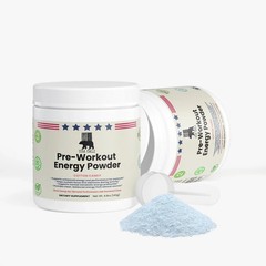 USA CALI Pre Workout Powder 140g Cotton Candy Caffeine L-Theanine B Vitamins