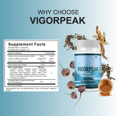 (5 Pack) VigorPeak Advanced Performance, Vigor Peak Daily Support (300 Capsules)