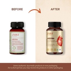 Jiva Arjuna Tablets 500mg Promotes Heart Health Manages Cholesterol Level 60Tabs