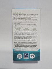 Nordic Naturals Algae Omega – Vegan Omega-3s for Optimal Wellness 60ct 10/28 NEW