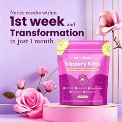 Kitty Queen Slippery Kitty,Feminine Probiotic,Moisture Gummies for Women’sHealth